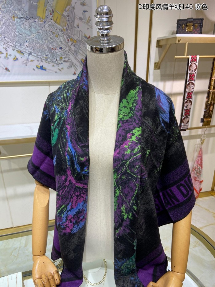 Streetwear Scarf Dior 326029 SIZE:140*140cm