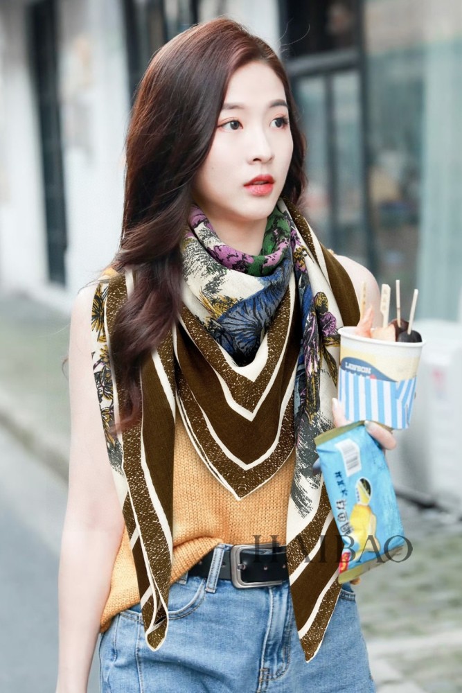 Streetwear Scarf Dior 326028 SIZE:140*140cm