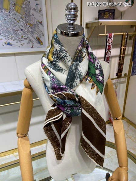 Streetwear Scarf Dior 326028 SIZE:140*140cm