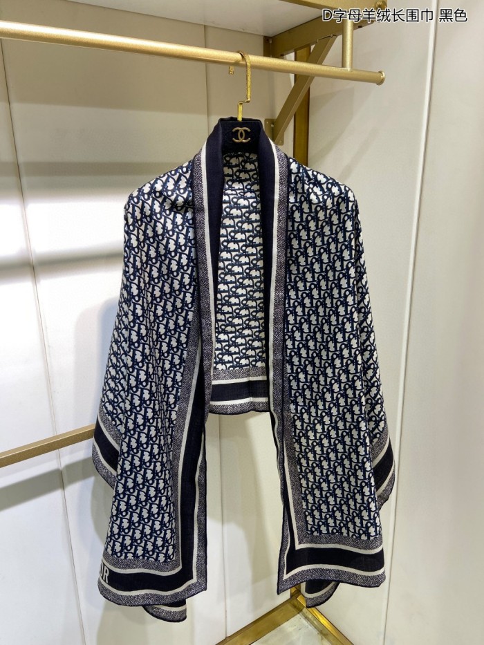 Streetwear Scarf Dior 326042 SIZE:65*185cm