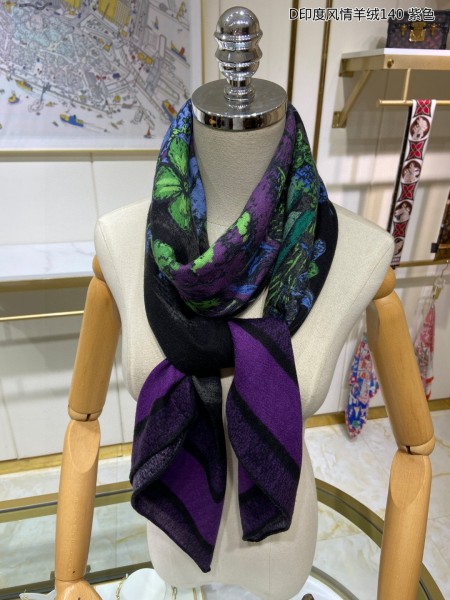 Streetwear Scarf Dior 326029 SIZE:140*140cm