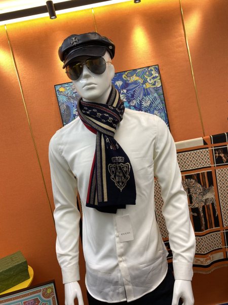Streetwear Scarf GUCCI 326239 SIZE:180*30cm
