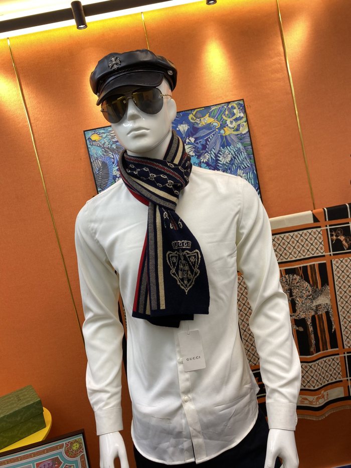Streetwear Scarf GUCCI 326239 SIZE:180*30cm