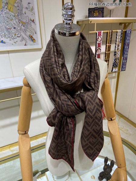 Streetwear Scarf FENDI 326016 SIZE:65*185cm