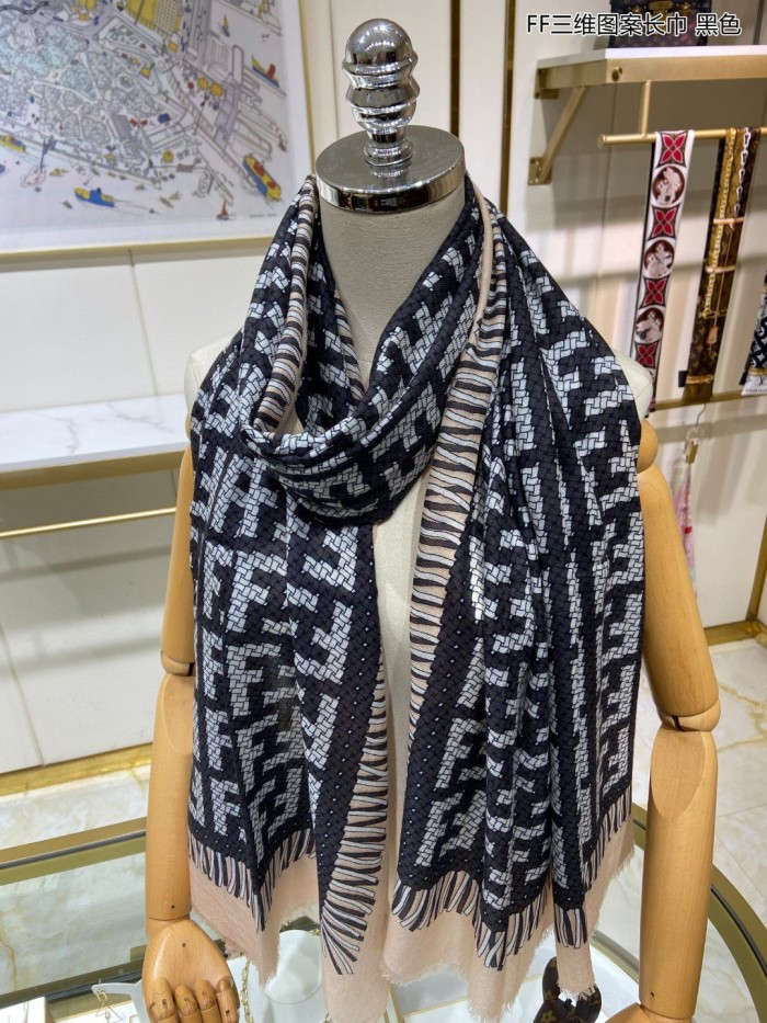 Streetwear Scarf FENDI 326048 SIZE:200*110CM