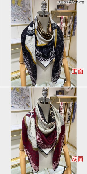 Streetwear Scarf LV 326013 SIZE:140*140cm