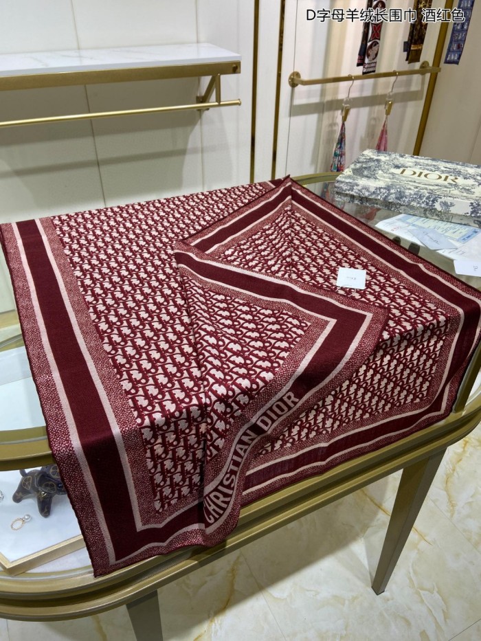 Streetwear Scarf Dior 326041 SIZE:65*185cm