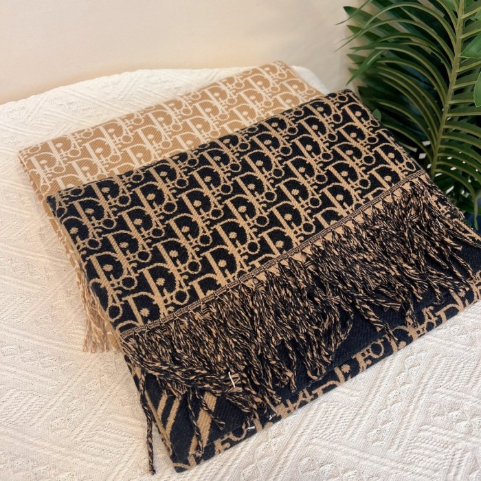 Streetwear Scarf Dior 326255 SIZE:65*185cm