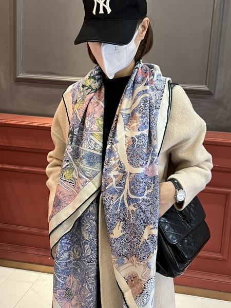 Streetwear Scarf Hermes  325881 SIZE:140*140cm