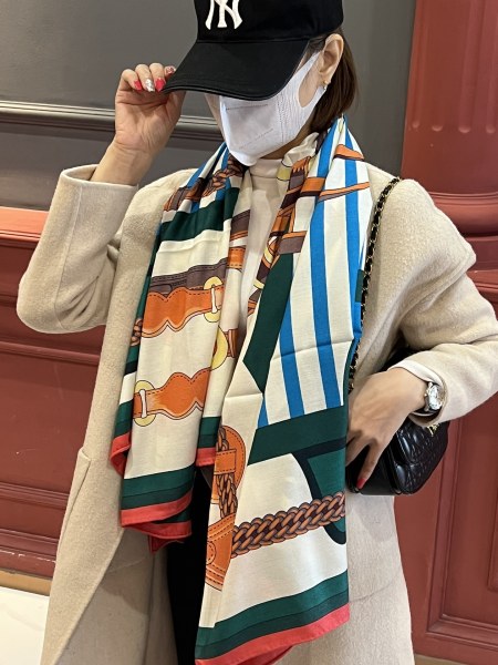 Streetwear Scarf Hermes  325893 SIZE:140*140cm