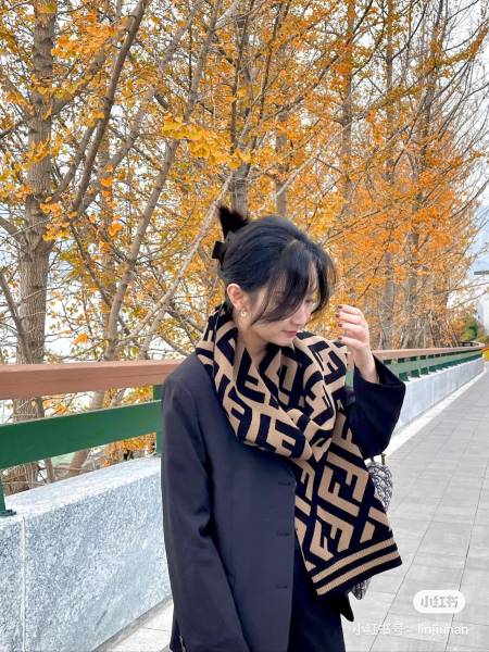 Streetwear Scarf FENDI 325918 SIZE:190*30cm