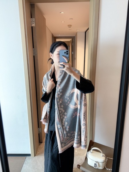 Streetwear Scarf CELINE 325874 size:180*70cm