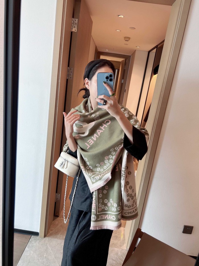 Streetwear Scarf CHANEL 325873 size：180*70cm