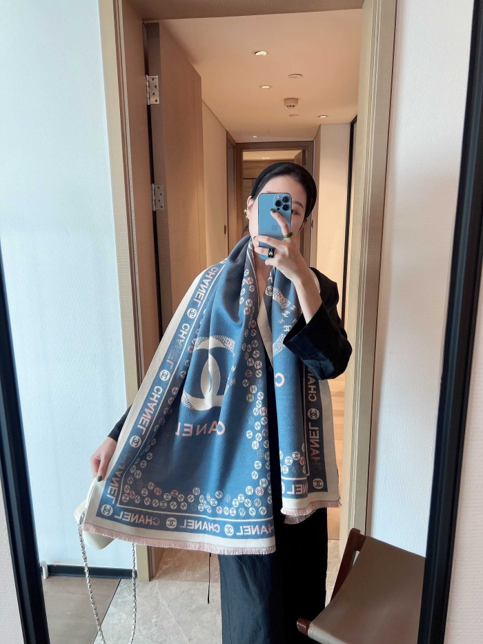 Streetwear Scarf CHANEL 325873 size：180*70cm