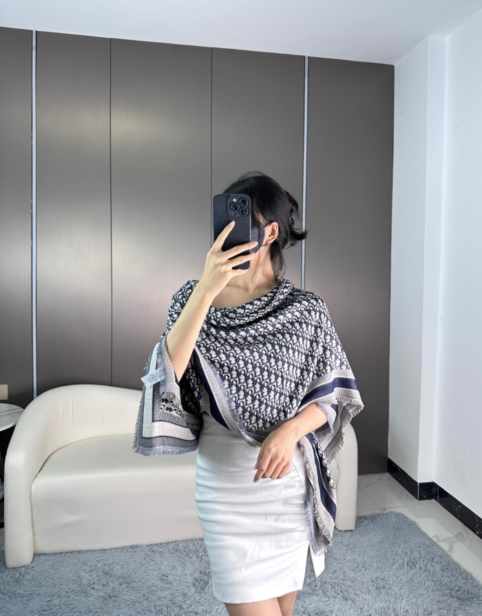 Streetwear Scarf Dior 325910 SIZE:140 x 140cm