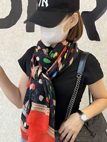 Streetwear Scarf LV 325901 SIZE:100*200cm