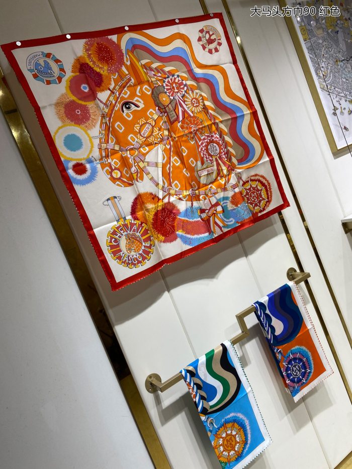 Streetwear Scarf Hermes   325692 size140cm*140cm