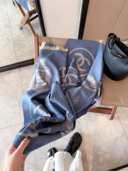 Streetwear Scarf CHANEL 325837 size：180*70cm
