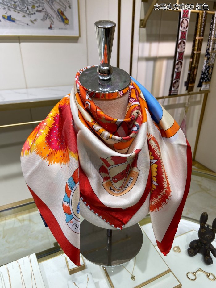 Streetwear Scarf Hermes   325692 size140cm*140cm