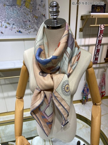 Streetwear Scarf Hermes   325678 size140cm*140cm