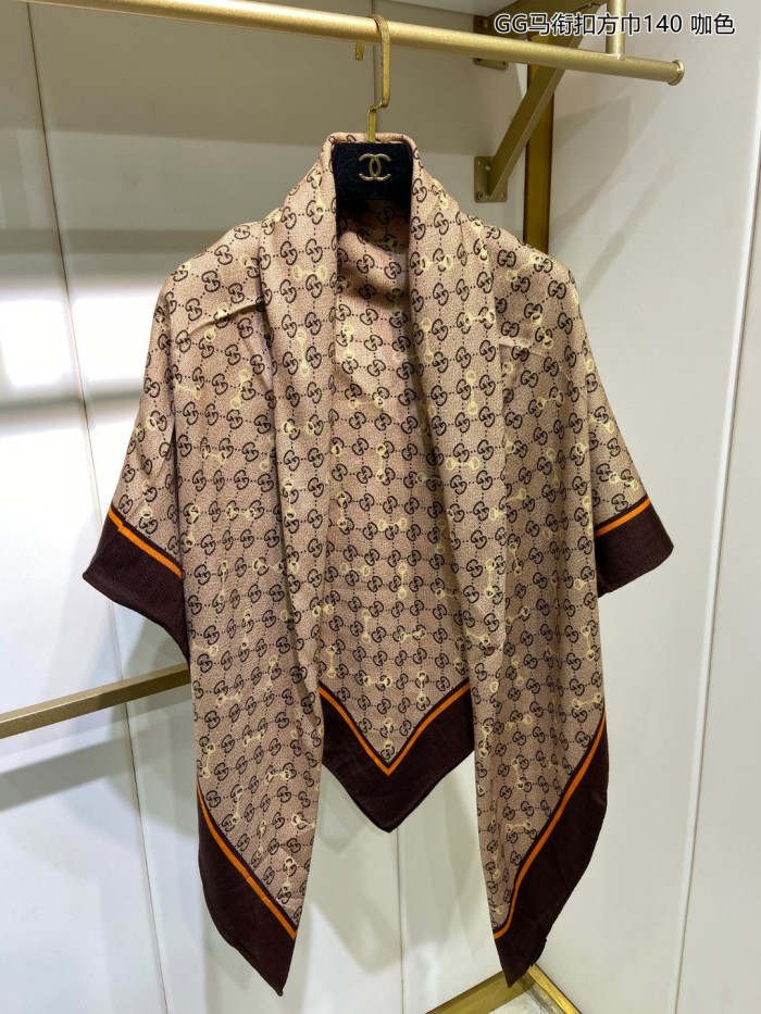 Streetwear Scarf GUCCI 325687 SIZE:140*140cm