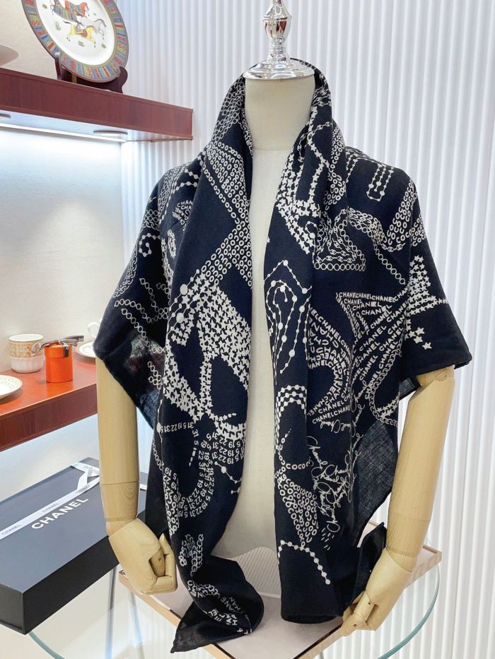 Streetwear Scarf CHANEL 325716size：140*140cm