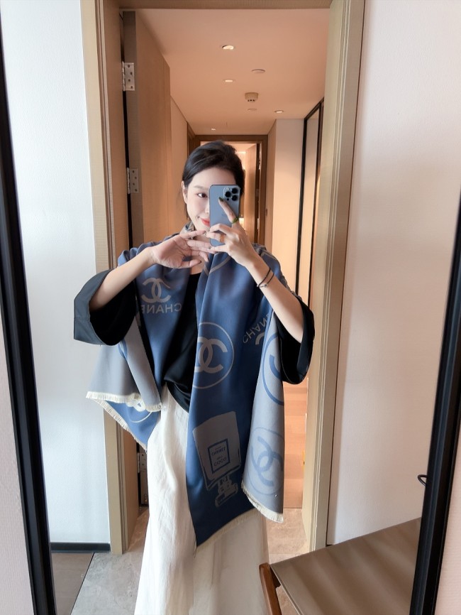 Streetwear Scarf CHANEL 325837 size：180*70cm