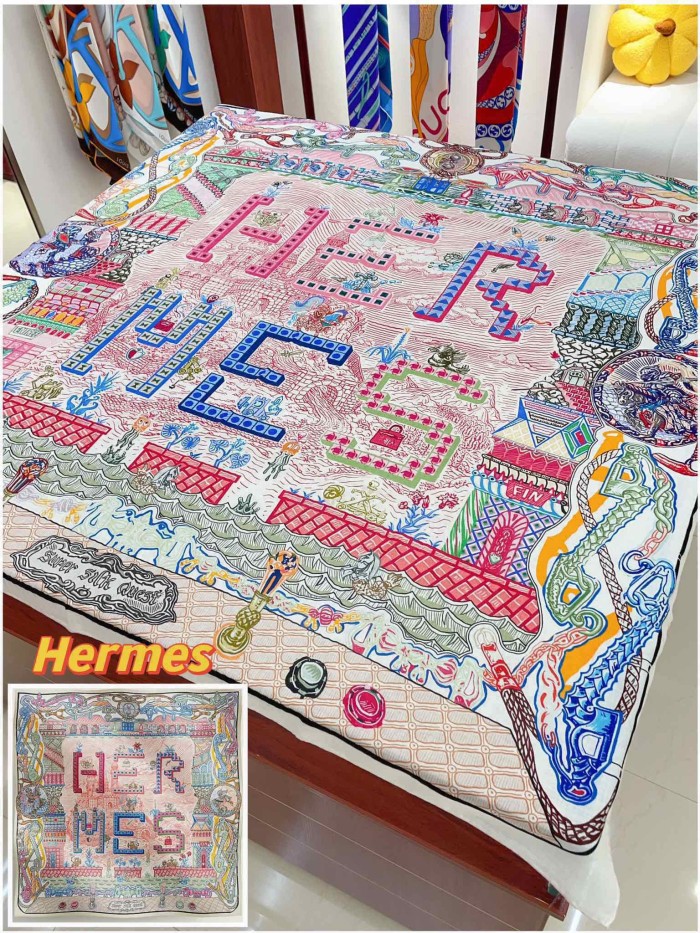 Streetwear Scarf Hermes   325719 size140cm*140cm