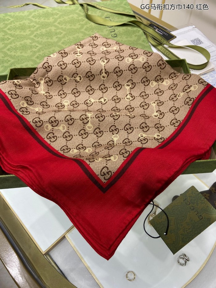 Streetwear Scarf GUCCI 325685 SIZE:140*140cm