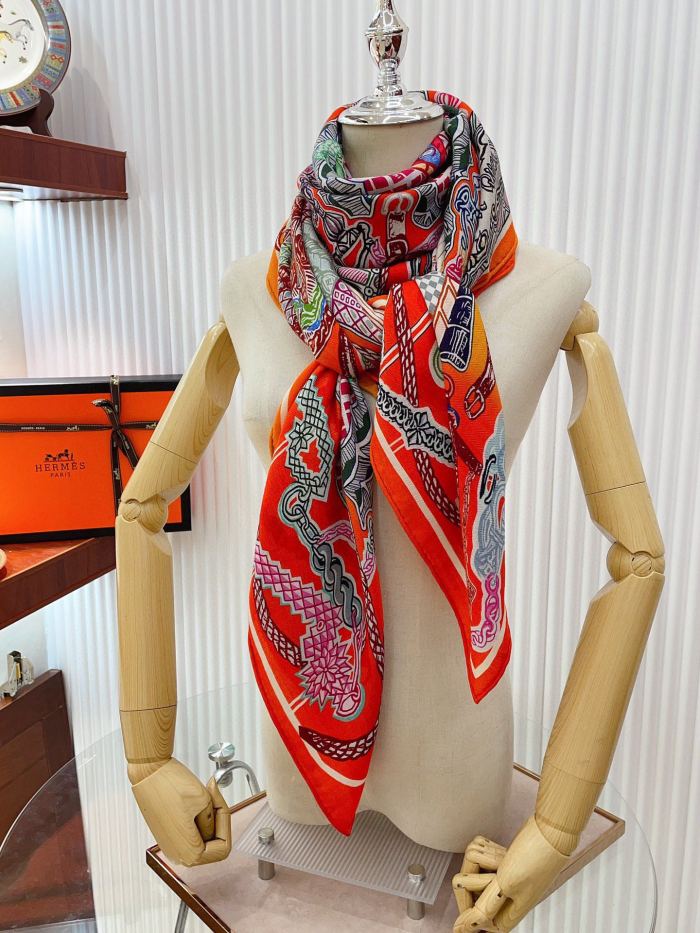 Streetwear Scarf Hermes   325718 size140cm*140cm