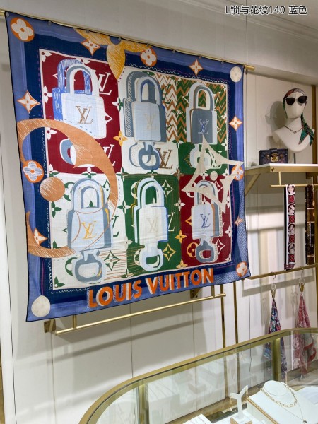 Streetwear Scarf LV 325681 SIZE:140*140cm