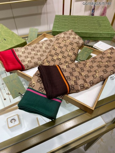 Streetwear Scarf GUCCI 325687 SIZE:140*140cm