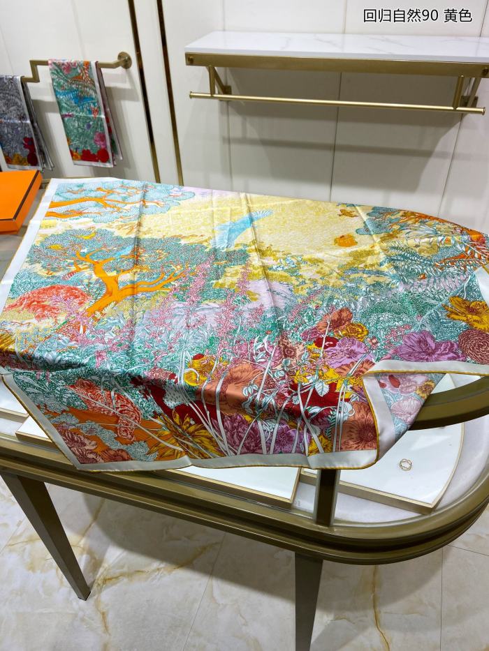 Streetwear Scarf Hermes   325664 size：90cm*90cm