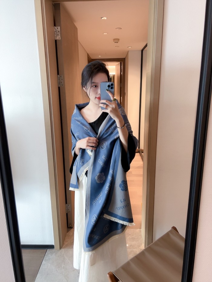 Streetwear Scarf CHANEL 325857 size：180*65cm