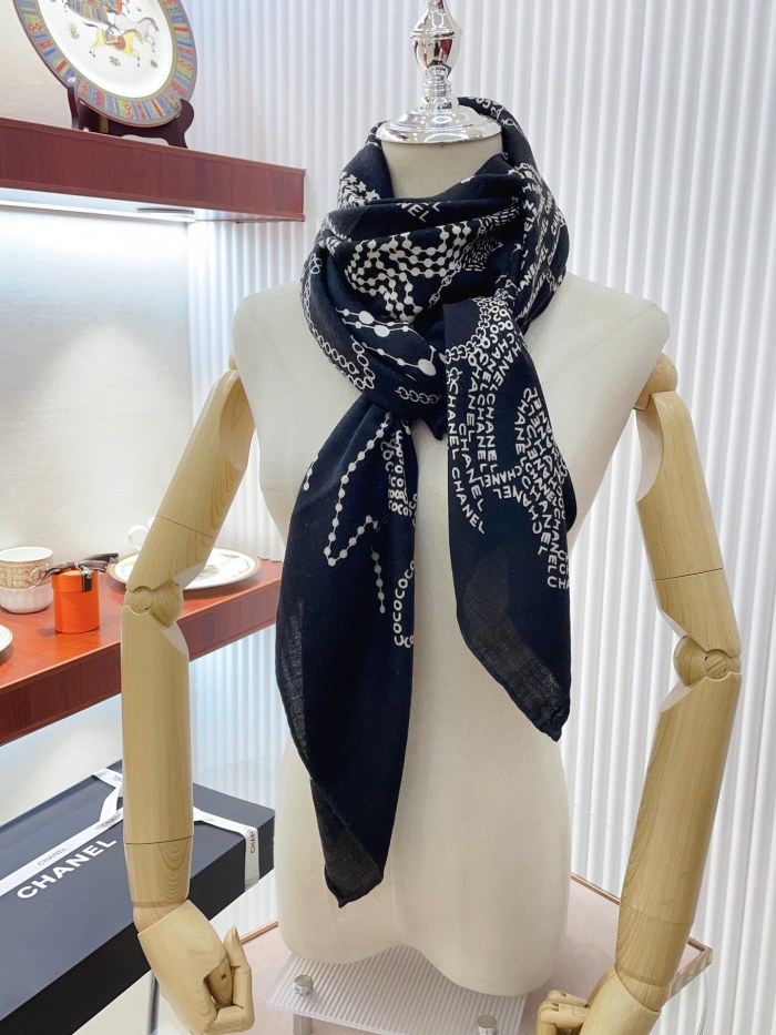 Streetwear Scarf CHANEL 325716size：140*140cm