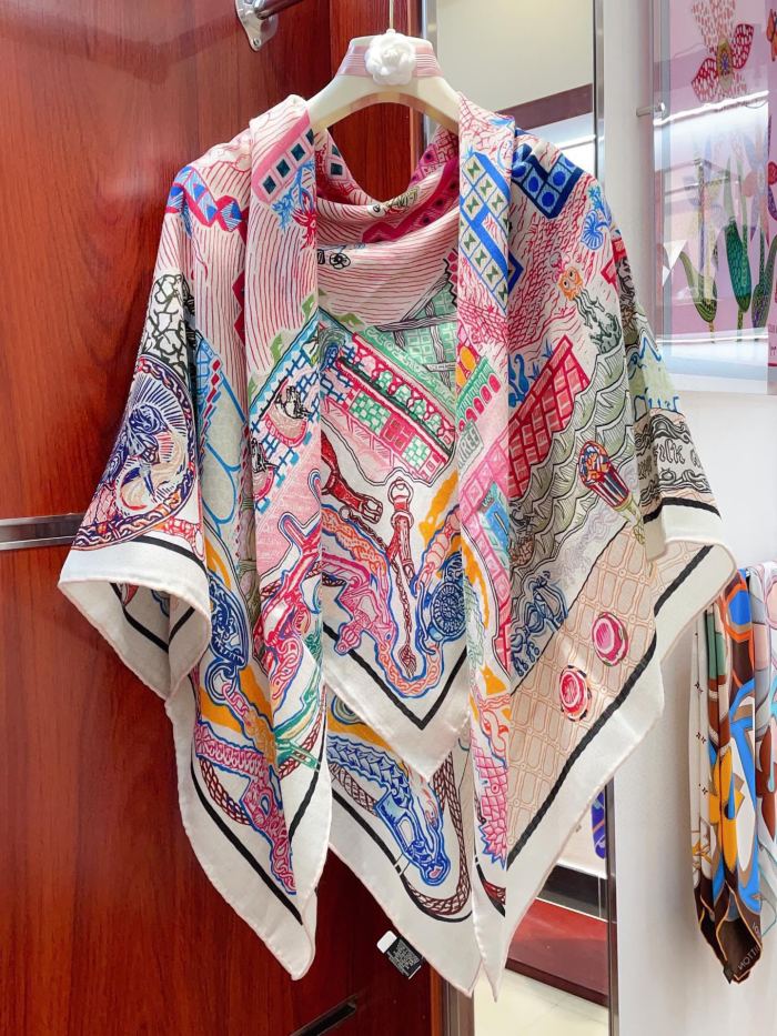 Streetwear Scarf Hermes   325719 size140cm*140cm