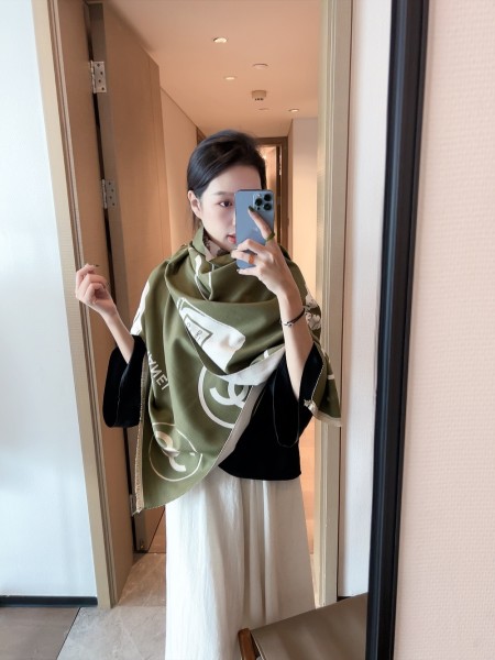Streetwear Scarf CHANEL 325836 size：180*70cm