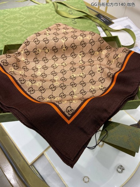 Streetwear Scarf GUCCI 325687 SIZE:140*140cm