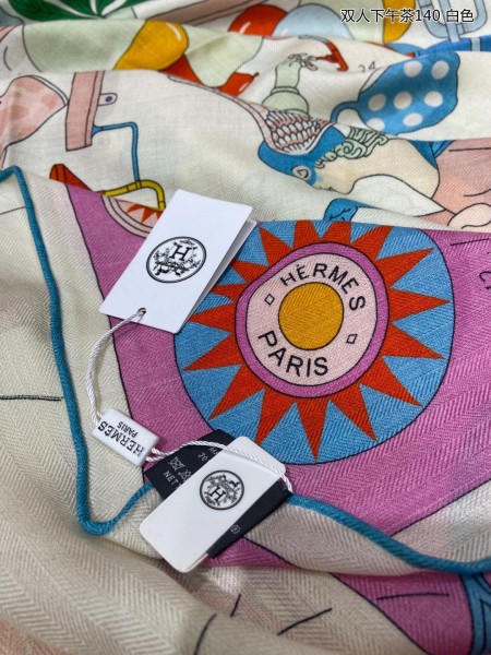 Streetwear Scarf Hermes   325679 size140cm*140cm