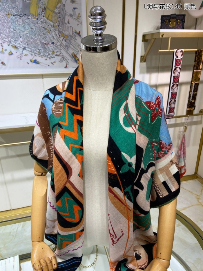 Streetwear Scarf LV 325683 SIZE:140*140cm
