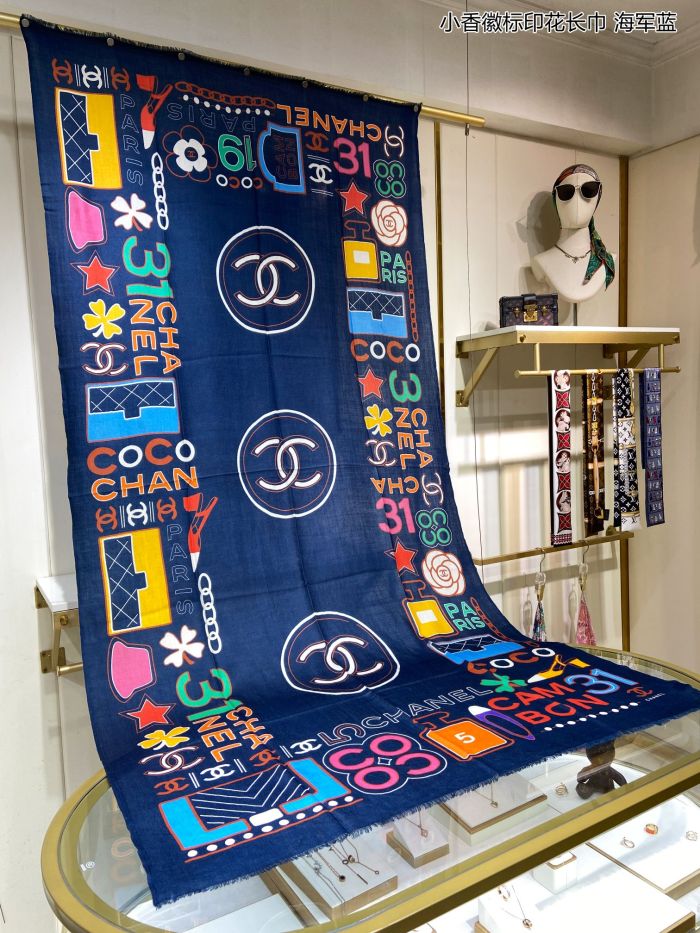 Streetwear Scarf CHANEL 325675 size：200*110cm