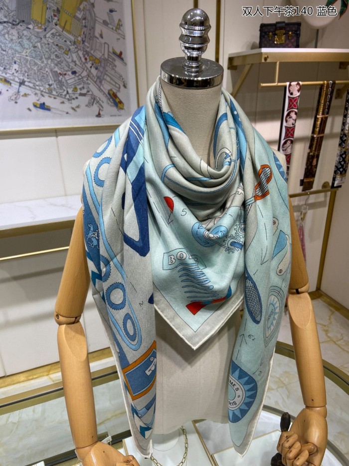 Streetwear Scarf Hermes   325677 size140cm*140cm