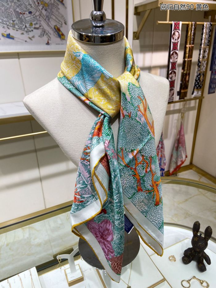 Streetwear Scarf Hermes   325664 size：90cm*90cm