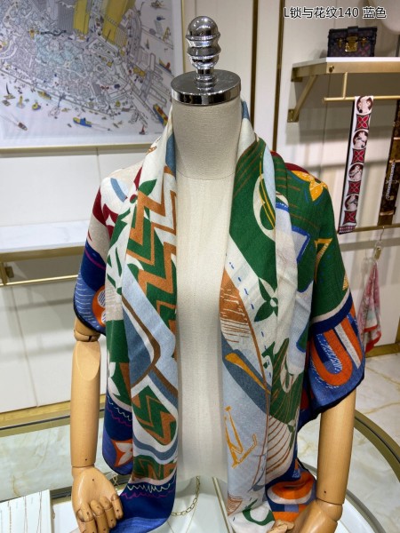 Streetwear Scarf LV 325681 SIZE:140*140cm