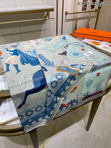 Streetwear Scarf Hermes   325677 size140cm*140cm