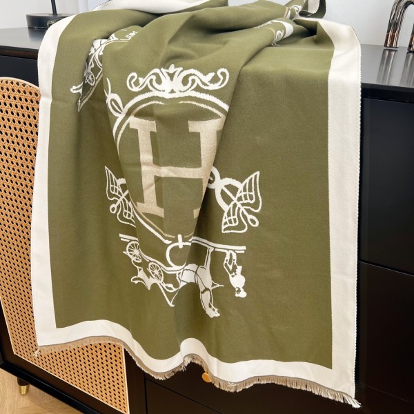 Streetwear Scarf Hermes   325850 size:180*65cm