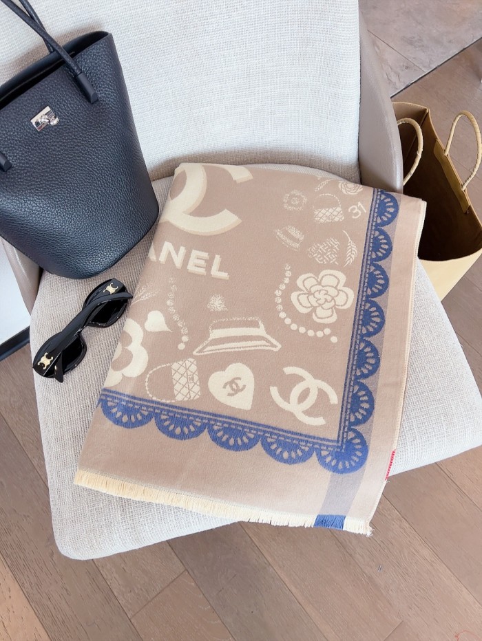 Streetwear Scarf CHANEL 325868 size：70*180cm