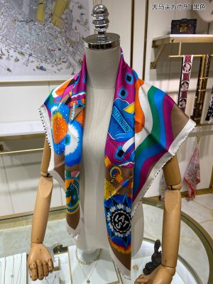 Streetwear Scarf Hermes   325689 size140cm*140cm