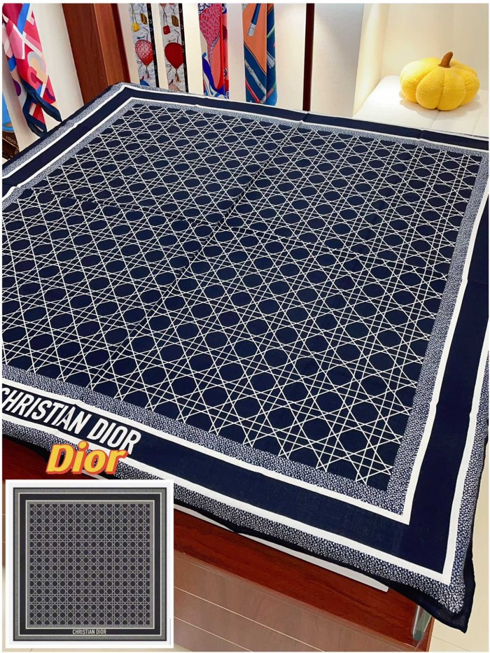 Streetwear Scarf Dior 325700 SIZE140*140cm