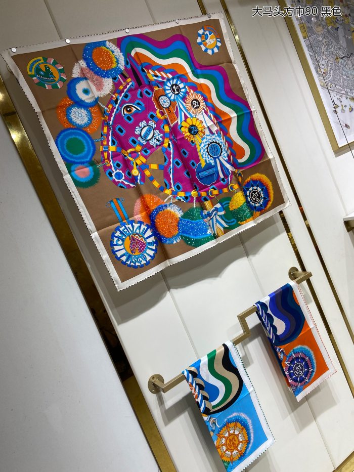 Streetwear Scarf Hermes   325689 size140cm*140cm